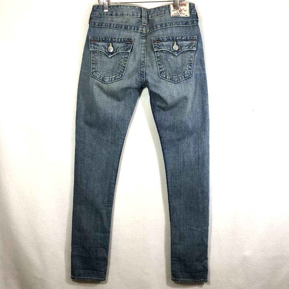 Womens True Religion Cameron Denim Jeans 100% Cotton Size 25